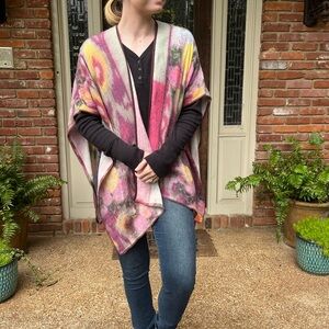Anthropologie floral kimono